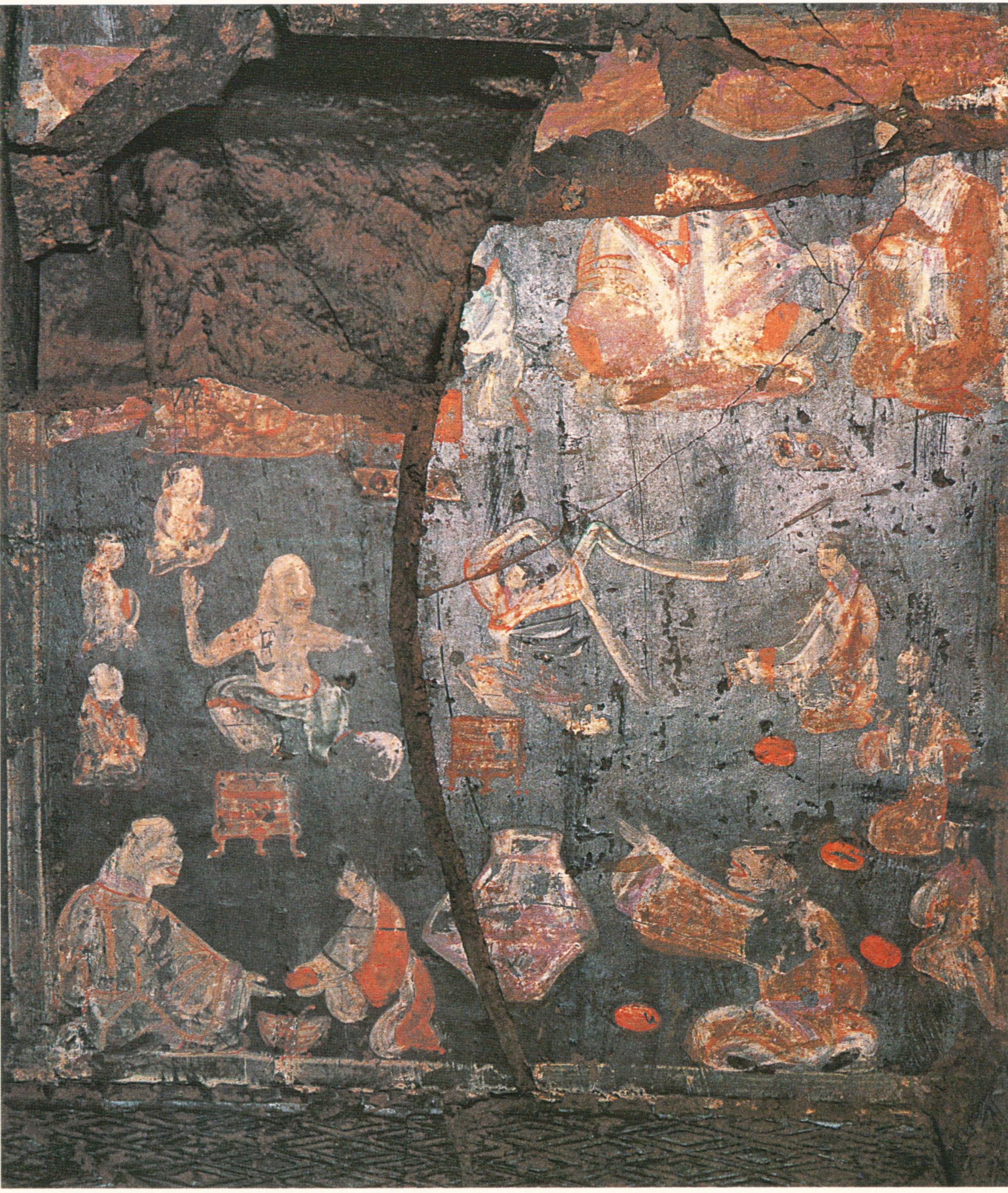 河南古代壁画大赏③|偃师辛村新莽壁画墓—顶端新闻